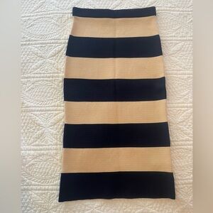 J.Crew Sweater Skirt in Rugby Stripe Midi NWT
